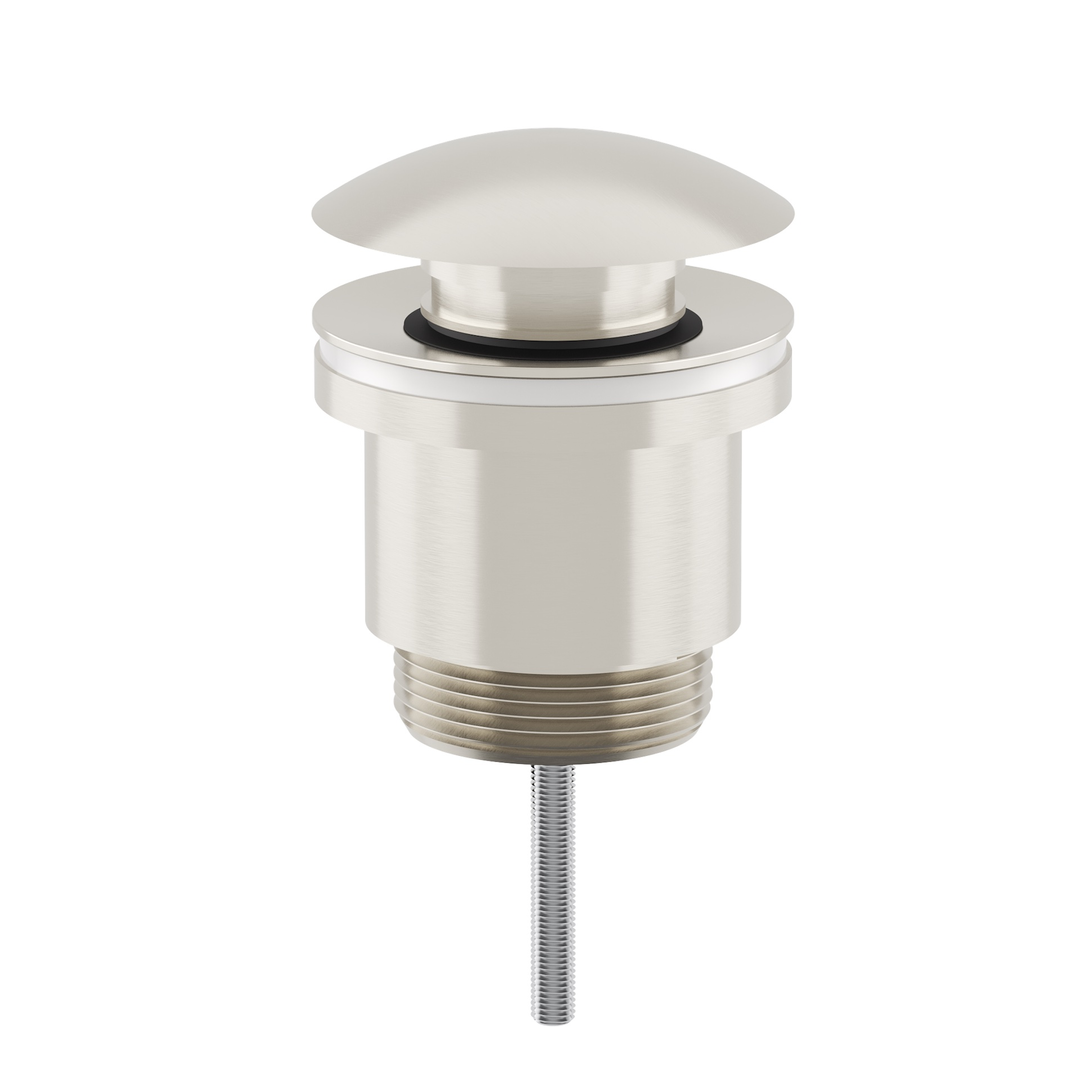 Linsol Ezyflow 32/40Mm Universal Pop Up Plug & Waste With Optional Overflow Brushed Nickel