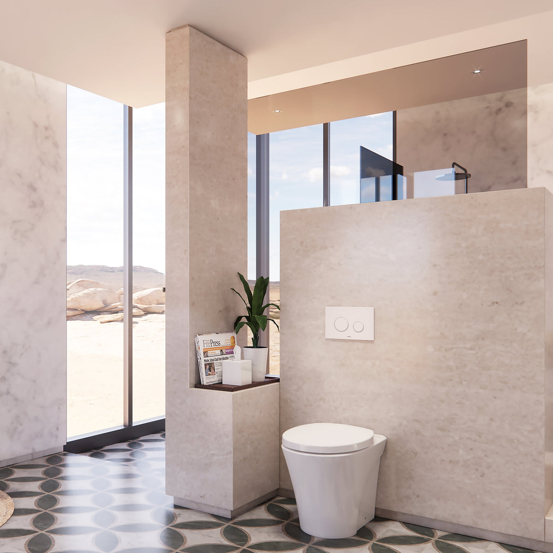 TOTO Avante Wall Faced Toilet Pan (Round)