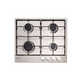 EURO ECT600GS STD 60CM GAS 4 BURNER ENAMEL TRIVET COOKTOP S/STEEL