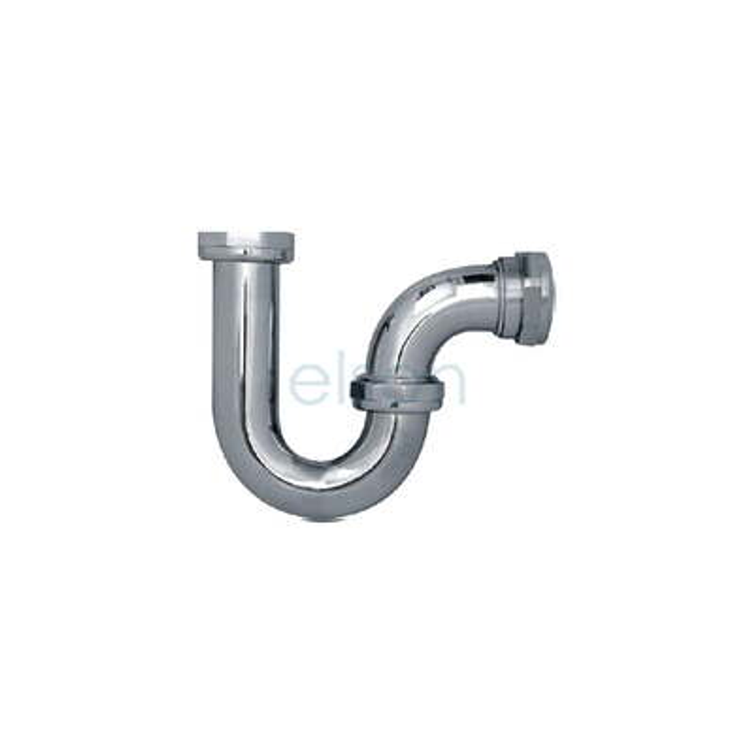 Easy Fix P Trap 50Mm Brass C/P To Suit *Pvc*