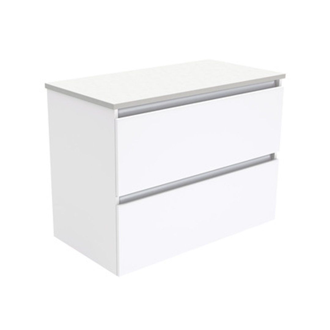 FIENZA QUEST 900MM LARGE DRAWER WALL HUNG CABINET 90Q