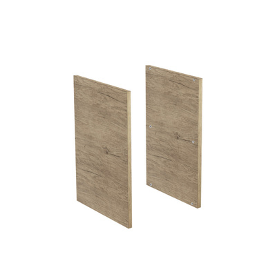 FIENZA AMATO SCANDI OAK SIDE PANELS TO SUIT BASE CABINET  BSS