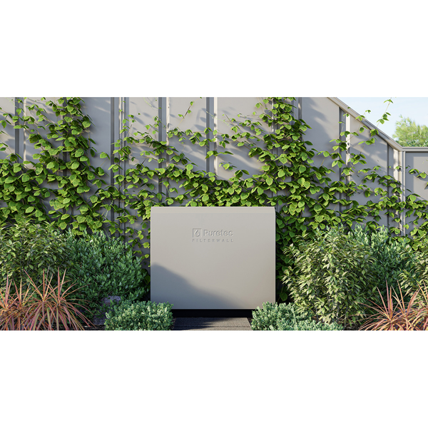Puretec Filterwall Whole House Filtration Stone White Front Cover 55L/Min Plumbed Bypass