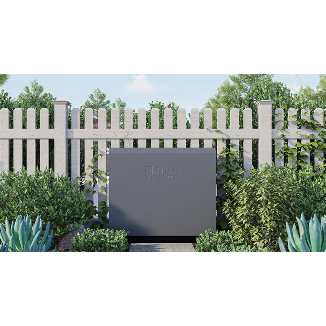Puretec Filterwall F6 House Filtration Mineral Grey Cover 55L/Min C/W Scale Guard Plumbed Bypass