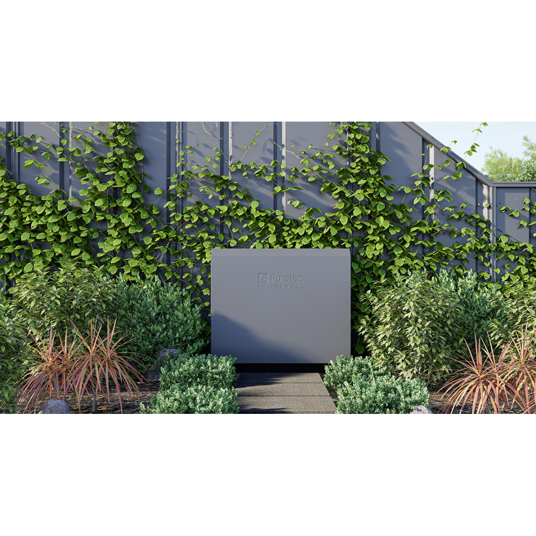 Puretec Filterwall F6 House Filtration Mineral Grey Cover 55L/Min C/W Scale Guard Plumbed Bypass