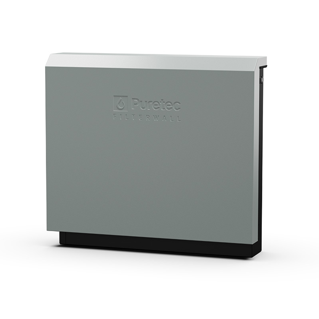 Puretec Filterwall F6 House Filtration Mineral Grey Cover 55L/Min C/W Scale Guard Plumbed Bypass