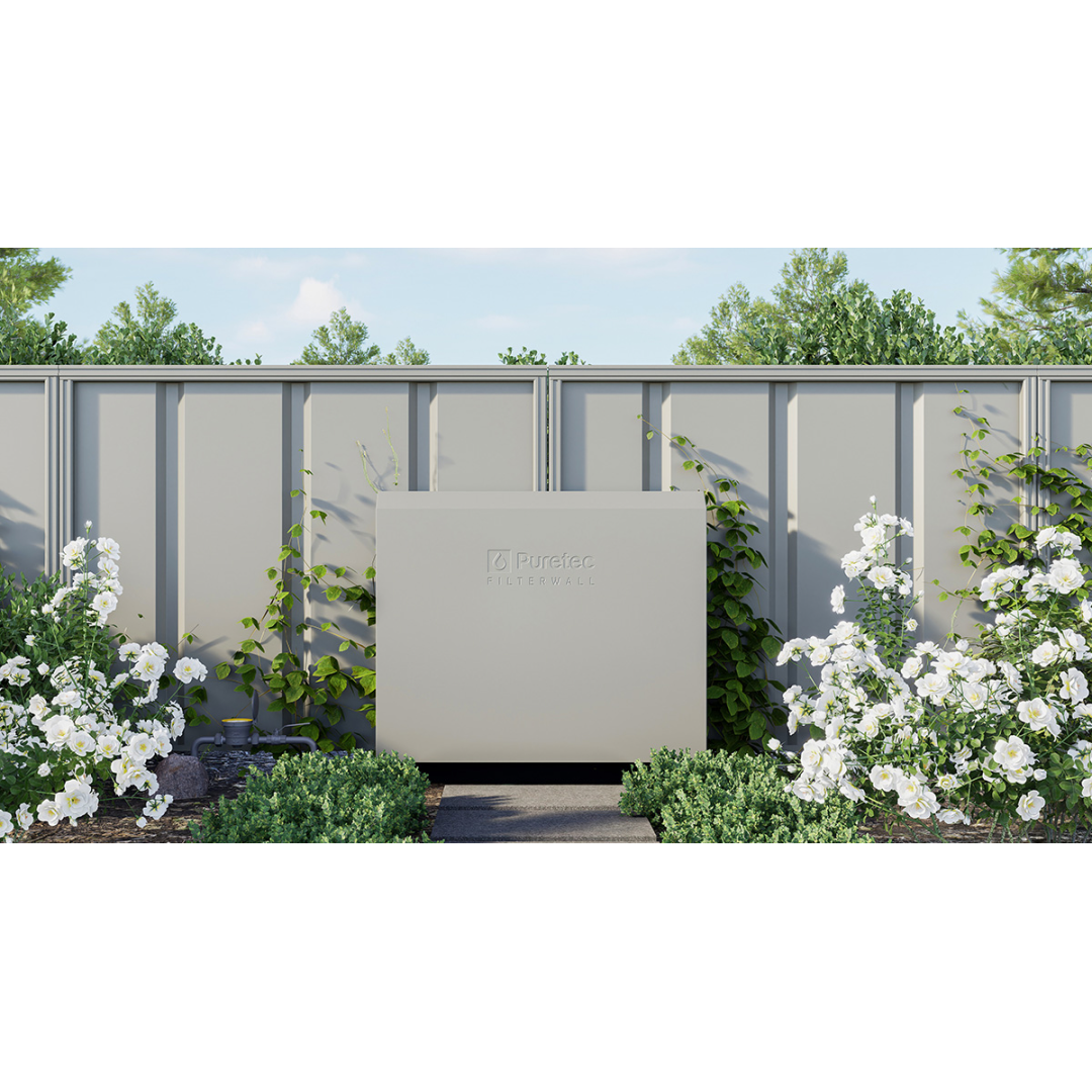 Puretec Filterwall F6 House Filtration Stone White Cover 55L/Min C/W Scale Guard Plumbed Bypass