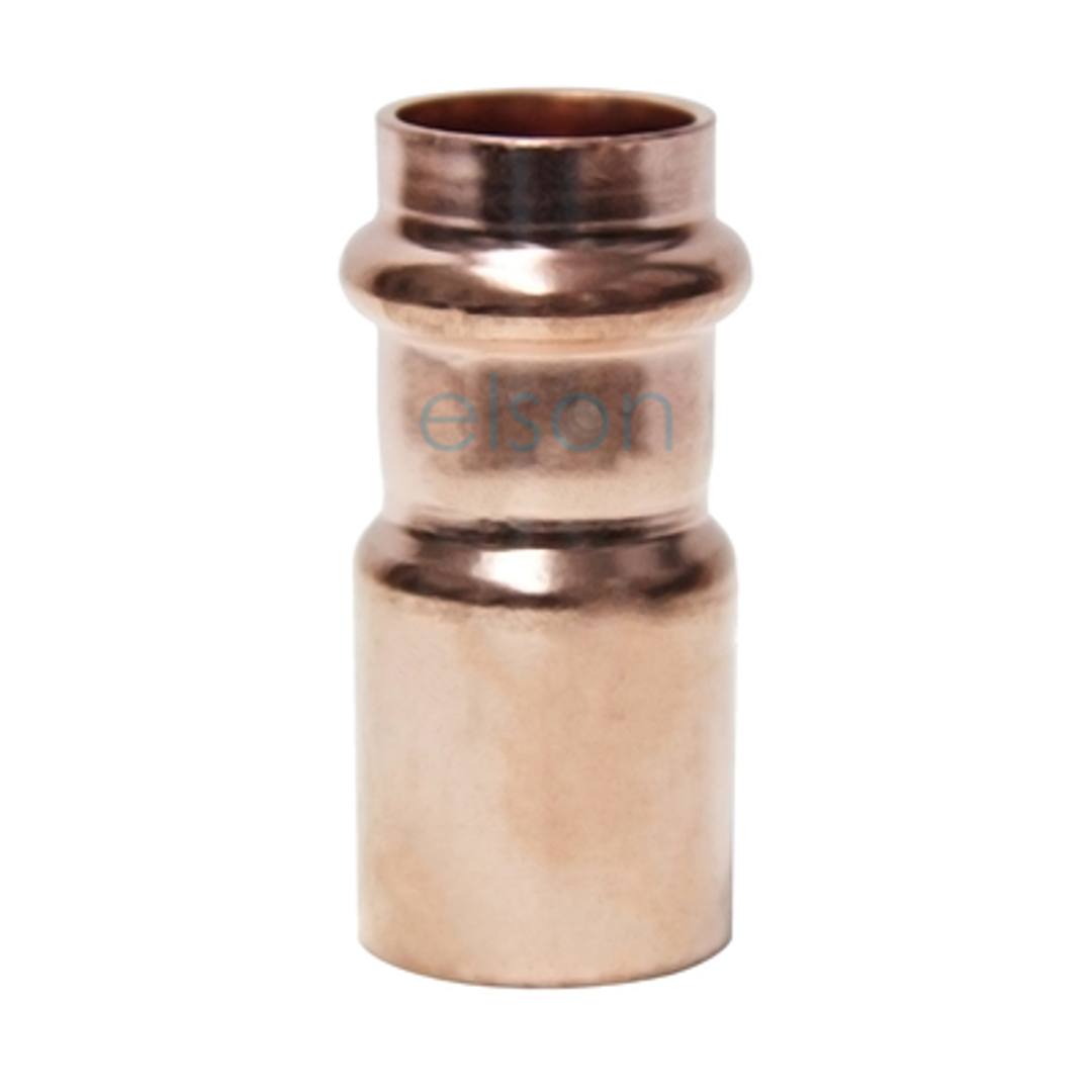 Copper Press Reducing Coupling MF - Gas