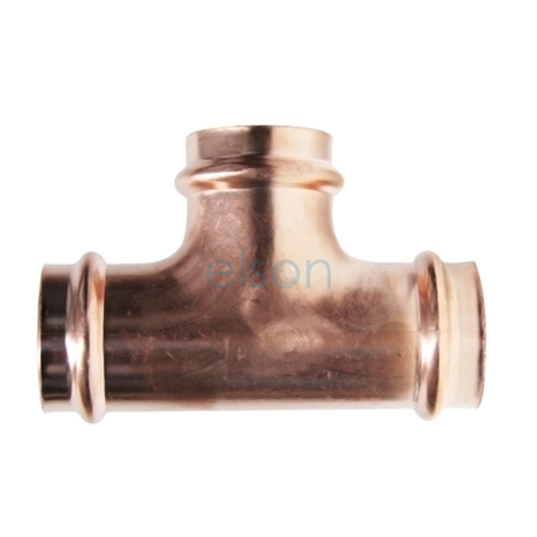Copper Press High Temperature Equal Tee - Water
