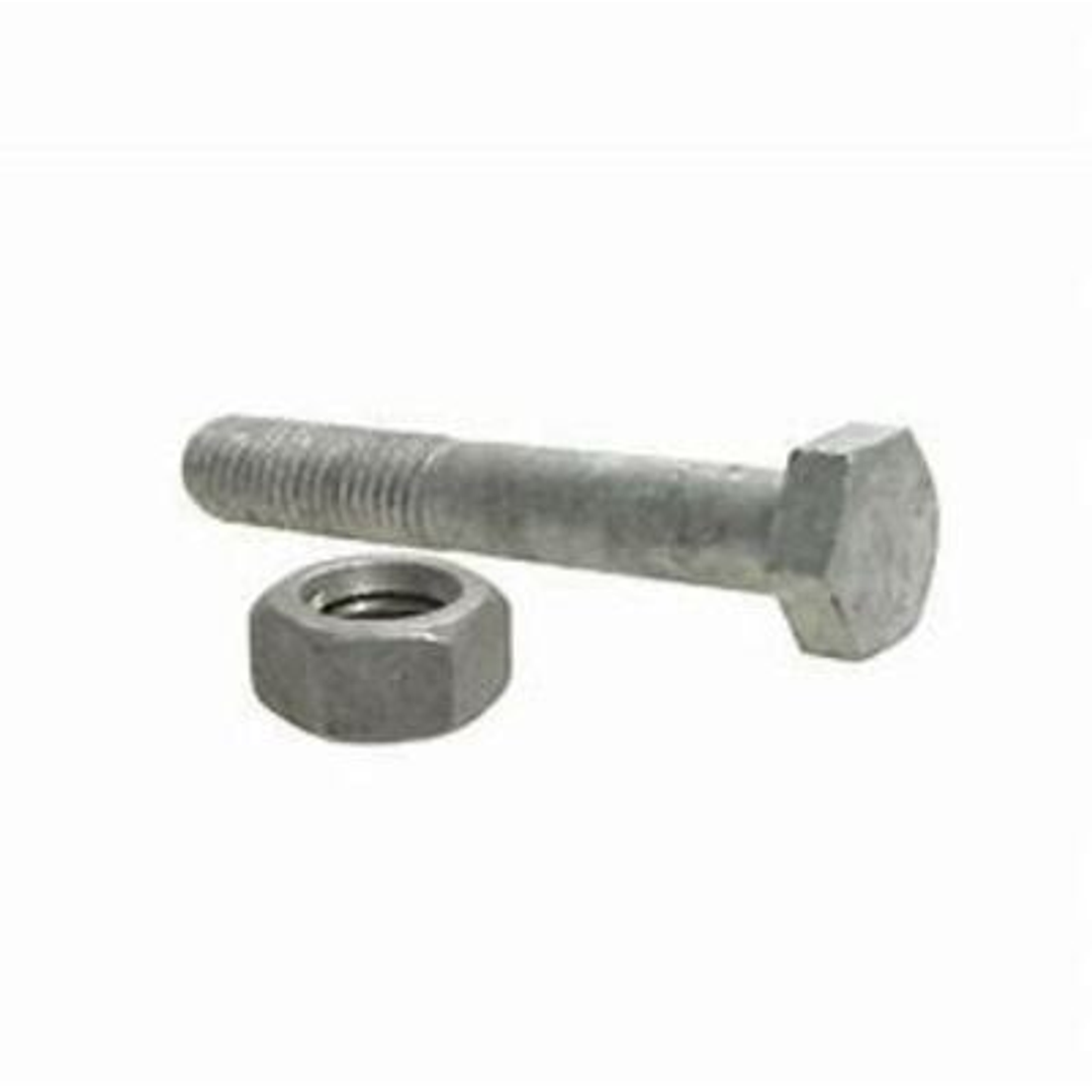 M16 X 75Mm Bolts & Nuts (Galv)