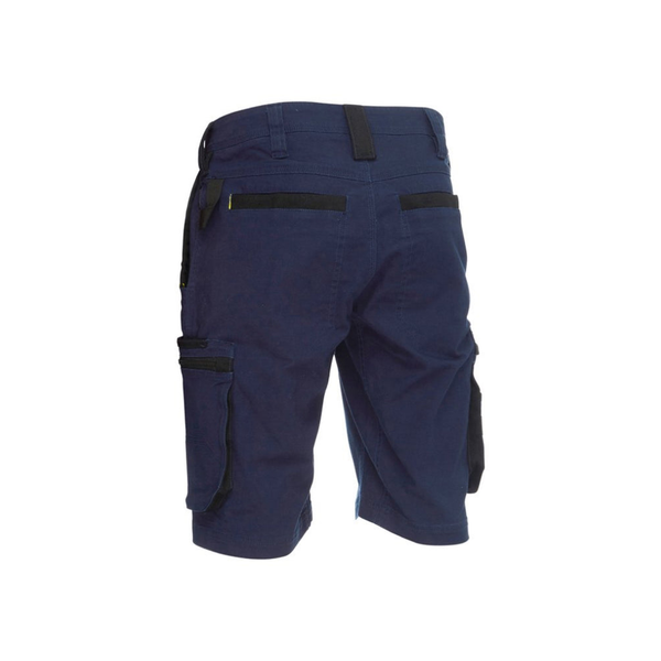 Bisley Flex&Move Stretch Zip Cargo 10 Short Navy