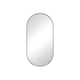 Fienza Empire Pill Shape Framed Mirror 450 X 900mm Brushed Copper