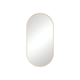 Fienza Empire Pill Shape Framed Mirror 450 X 900mm Urban Brass