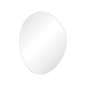 Fienza Pebble Framed Asymmetrical Mirror With Mounting Brackets 900X1200mm Matte White
