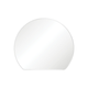 Fienza Sunrise Framed Round Mirror With Mounting Brackets 800X690Mm Matte White