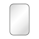 Fienza Tono Soft Square Framed Mirror 500X800Mm Matte Black