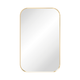 Fienza Tono Urban Brass Soft Square Framed Mirror 500 X 800Mm