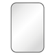 Fienza Tono Soft Square Framed Mirror 600 X 900Mm Matte Black