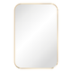 Fienza Tono Soft Square Framed Mirror 600X900Mm Urban Brass