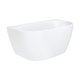 Fienza Keeto Back-To-Wall Acrylic Bath Gloss White 1500mm