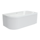 Fienza Eleanor 1500Mm Corner Left Hand Bath Gloss White 1500X750X580Mm Fr713-1500
