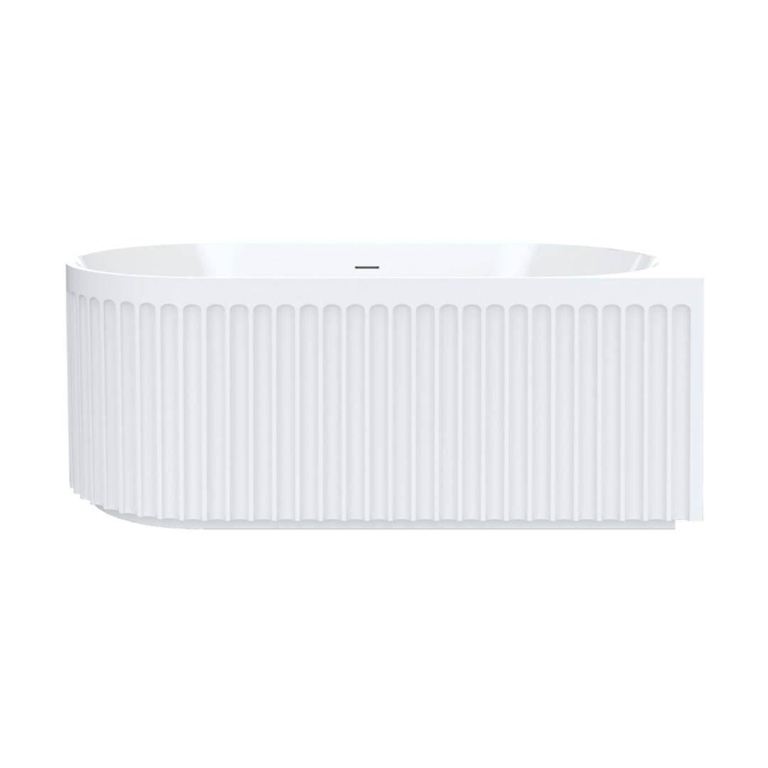 Fienza Eleanor 1500Mm Corner Left Hand Bath Gloss White 1500X750X580Mm Fr713-1500