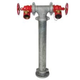 100Mm Dual Hydrant Riser Roll Groove **Storz** With 4" Coupling & 4" R/G Brazing Adapt  **Dhrs100**