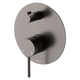 Fienza Kaya Diverter Mixer Gun Metal Round Plate