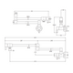 Fienza Empire Slim Basin/Bath Wall Mixer Set Round Plates 160mm Matte Black Lf