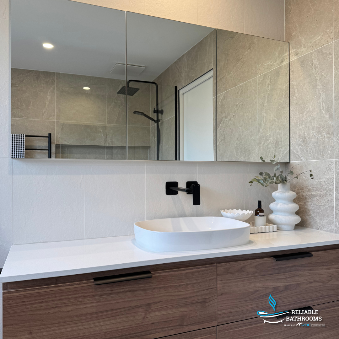 Fienza Tono Basin/Bath Wall Mixer 160Mm Outlet Set Small Square Plates Matte Black