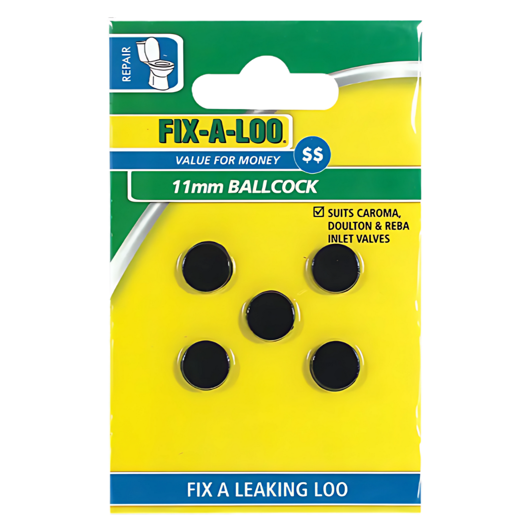 Fixaloo 11mm Ballcock Standard Washer (5 Pack)