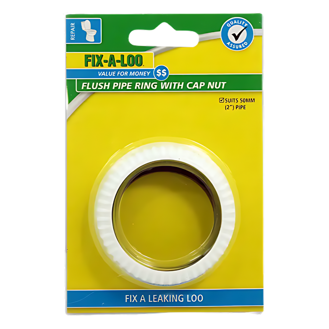 Fixaloo Flushpipe Ring & Cap Nut to Cistern