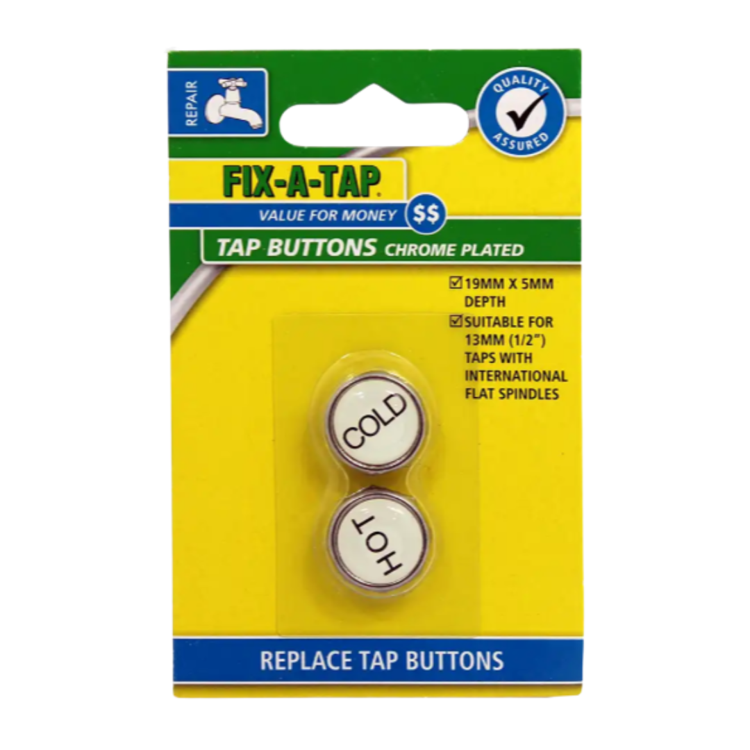 Fixaloo Tap Buttons Chrome