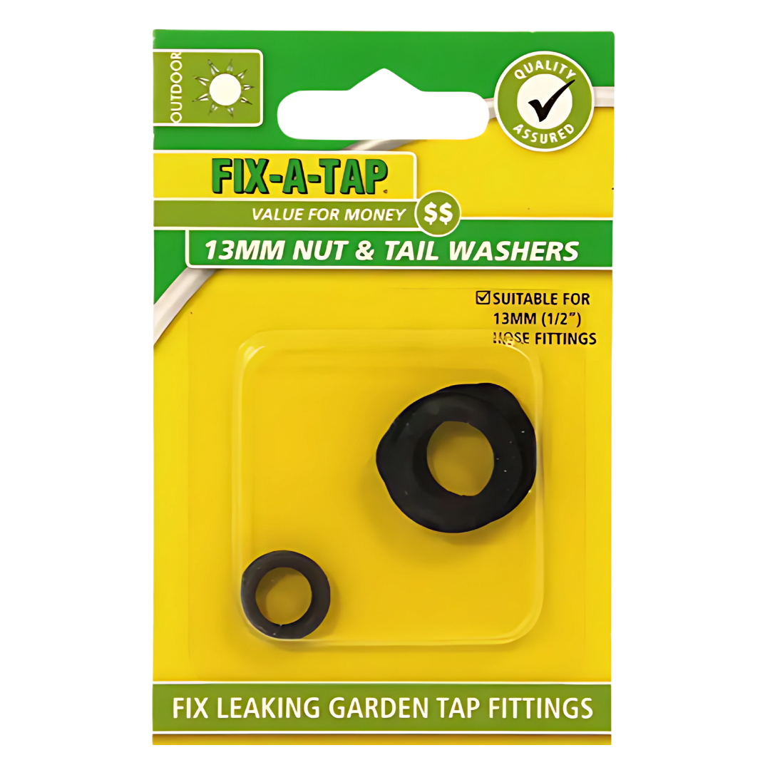 Fixatap 13mm Nut & Tail Washer