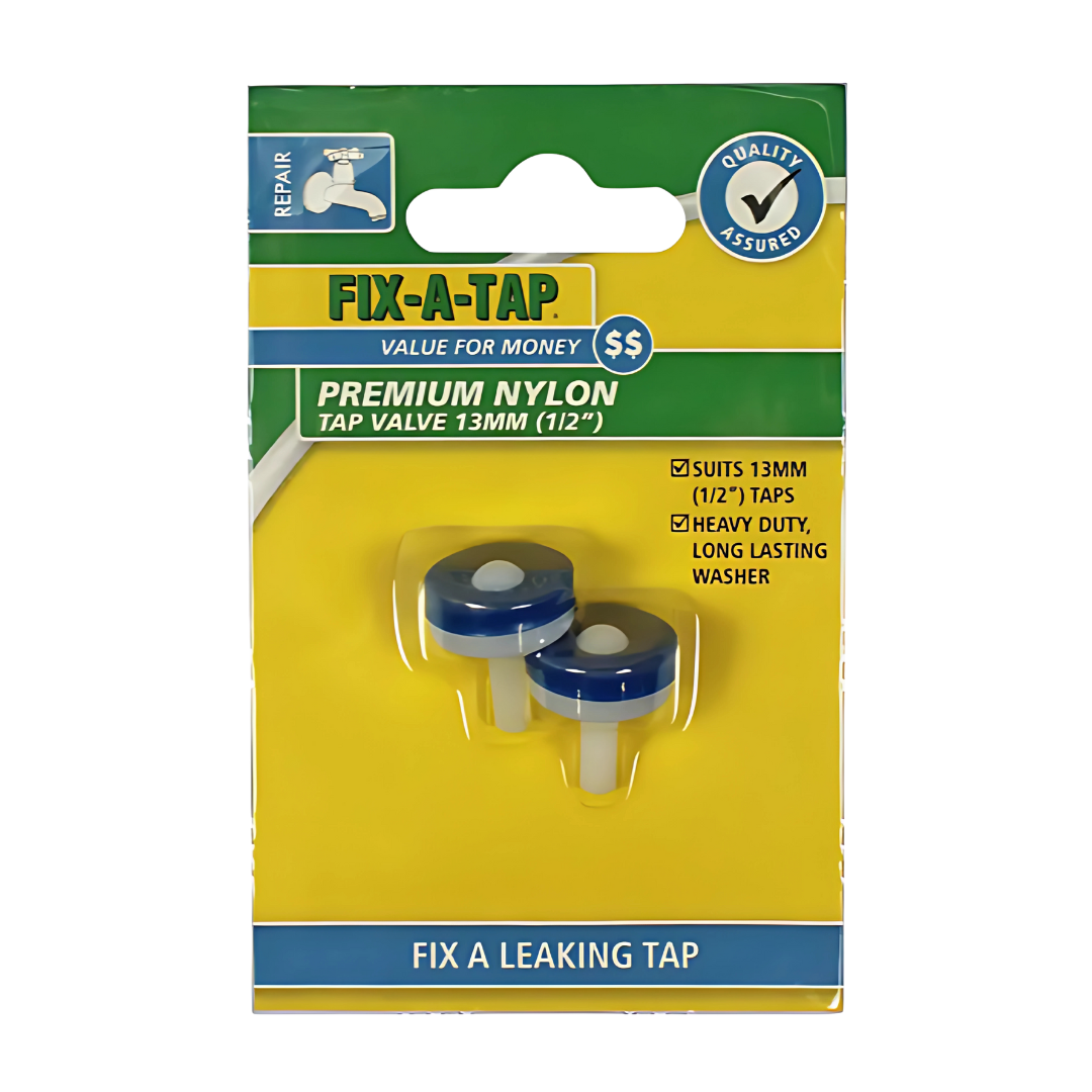 Fixatap Nylon 13mm Tap Valve (2 Pack)
