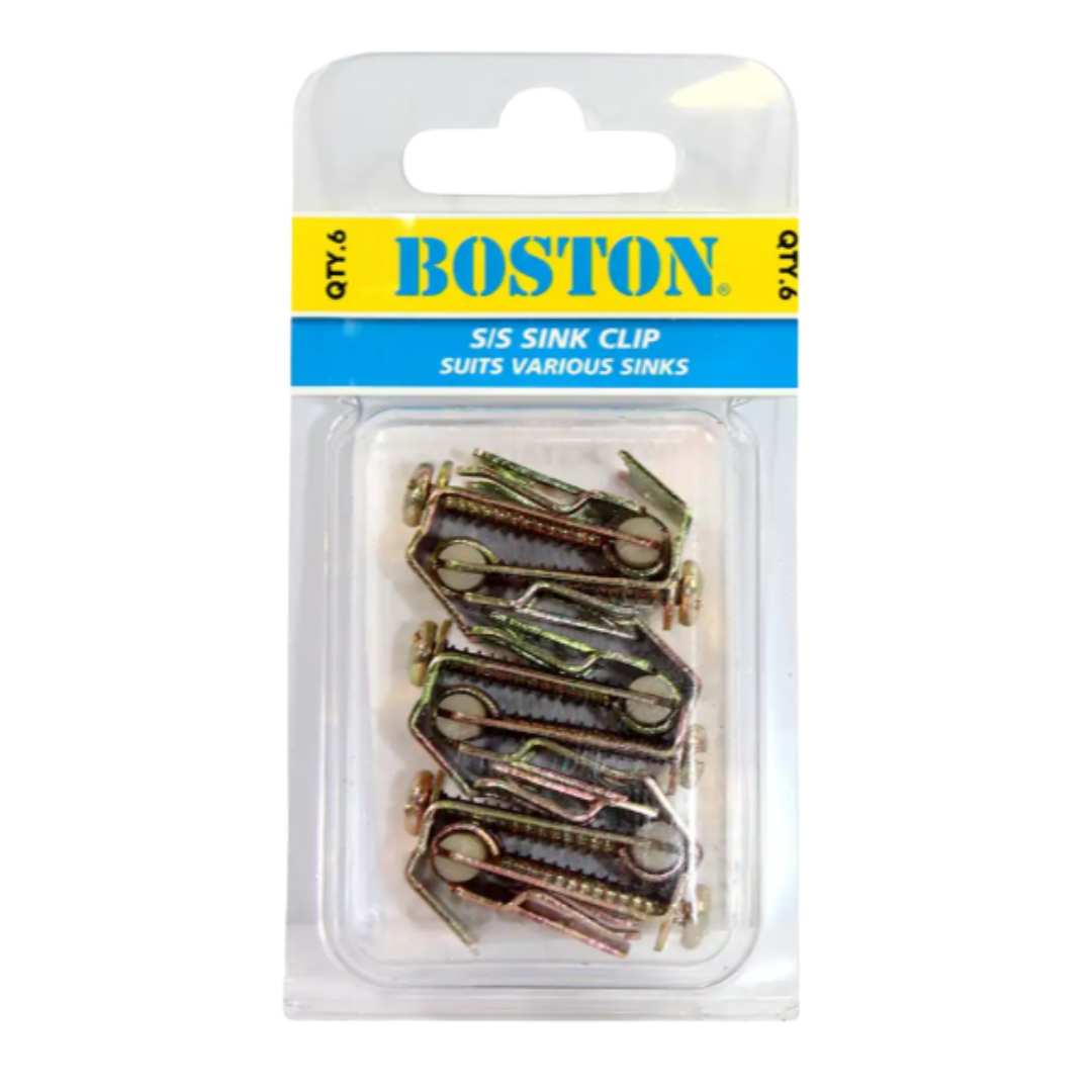 Fixatap Sink Fastening Clips (6 Pack)