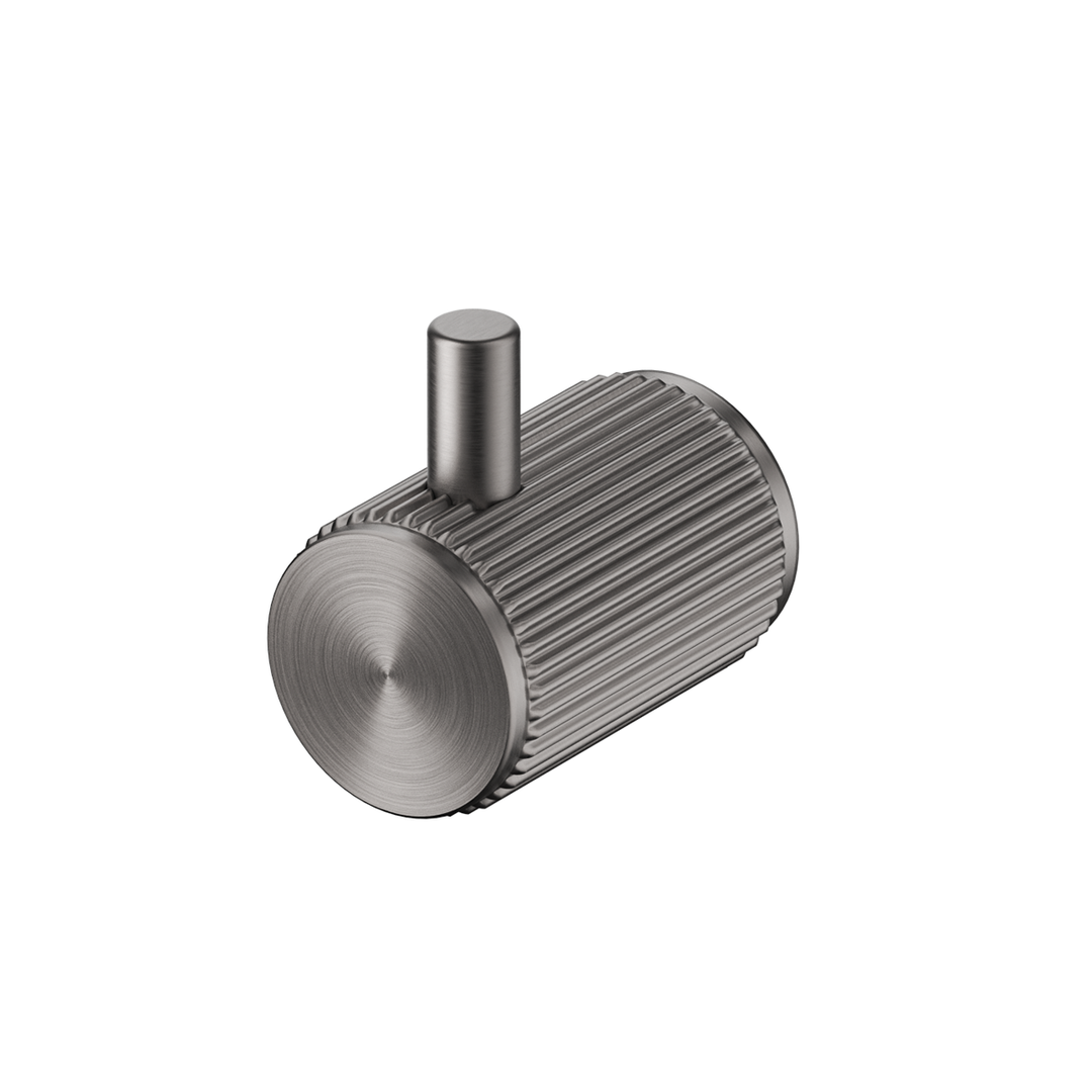 Bella Vista Mica Fluted Robe Hook Gunmetal