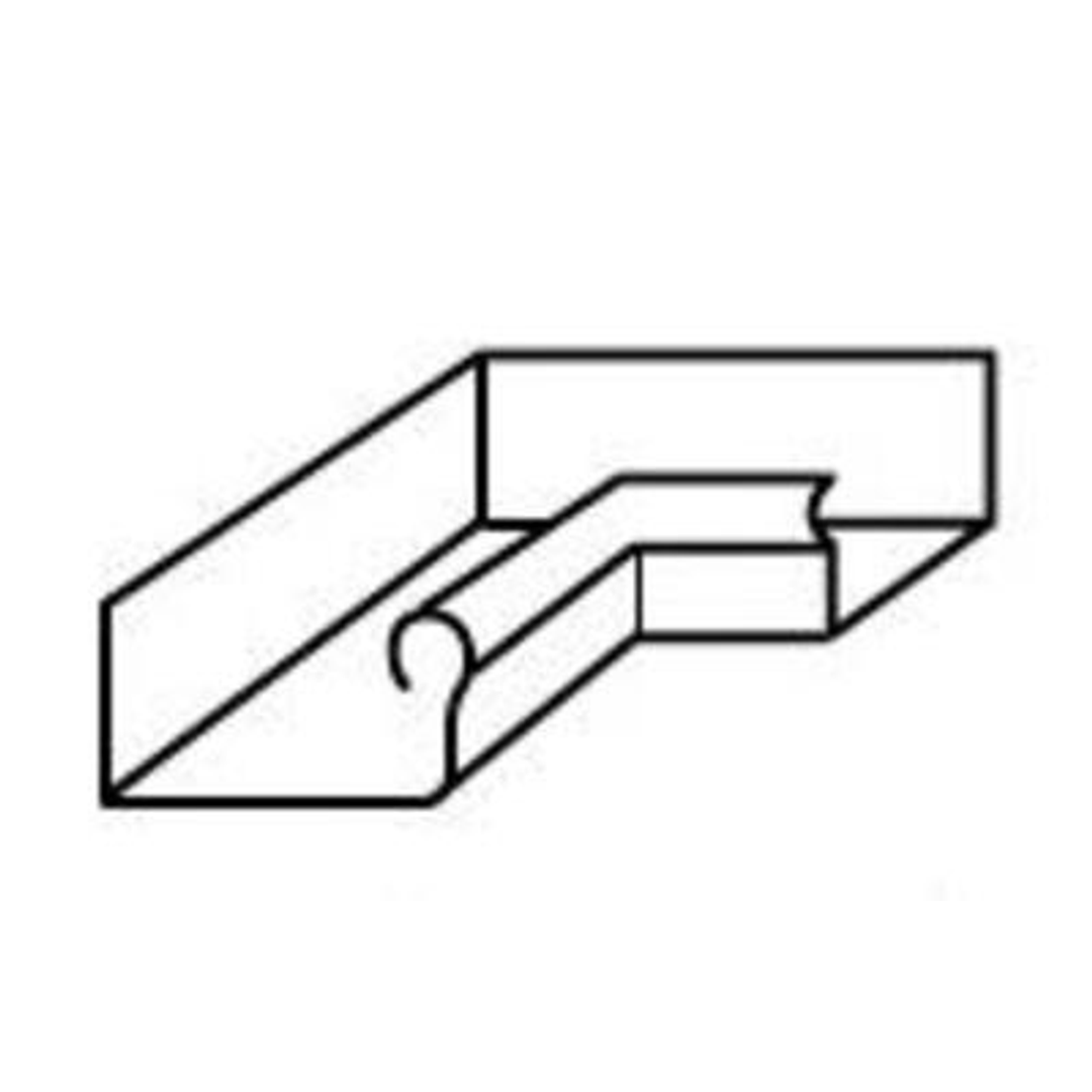 5(125) Quad Gutter C/Bond Manuf Intl Corner Manor Red (Hr)