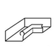 5(125) Quad Gutter C/Bond Manuf Intl Corner Manor Red (Hr)