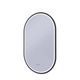 Remer Gatsby 600 Led Mirror Manhattan Black Frame With Mirage Magnifier