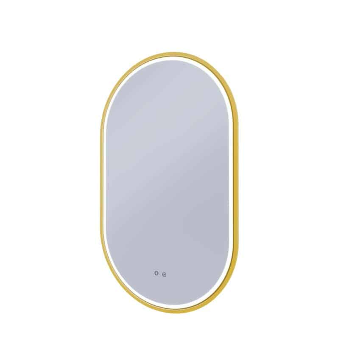 Remer Gatsby 600D Led Mirror With Nordic Gold Frame