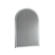 Remer Great Arch 700D Led Mirror Brits Nickel Frame With Mirage Magnifier