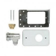 Wall Socket 90Deg Bayonet C/W Stud Mounting Bracket (12 Flare)