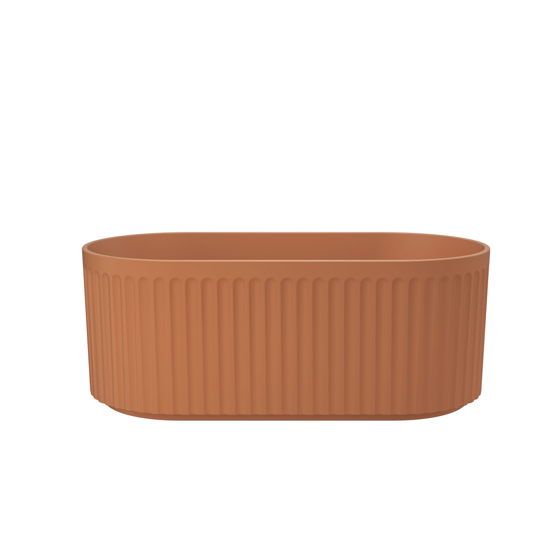 Linsol Georg 1700Mm Freestanding Bath With Overflow Ginger