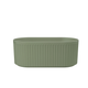 LINSOL Georg 1700Mm Freestanding Bath With Overflow Sage Green
