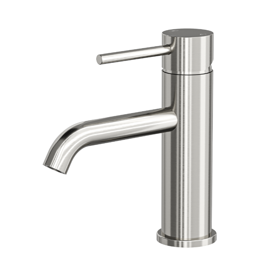 Linsol Gigi S3 Basin Mixer Brushed Nickel