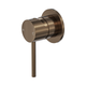LINSOL Gigi S3 Wall Mixer Trim Kit Aged Bronze