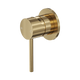 LINSOL Gigi S3 Wall Mixer Trim Kit Brushed Brass