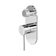LINSOL Gigi S3 1-Plate Wall Mixer With Divertor Trim Kit Chrome