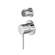 LINSOL Gigi S3 2-Plate Wall Mixer With Divertor Chrome